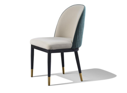 Klassischer Stuhl Modern Stil Sessel Lounge Club Sitz Polster Design Holz Textil