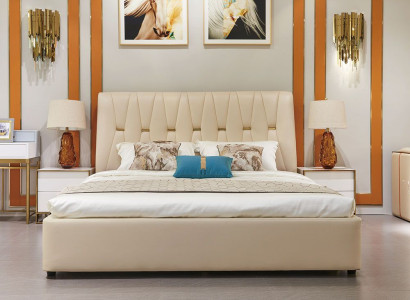 Doppelbett Bett Ehebett Design Luxus Luxur Polsterbett Designbett  Betten
