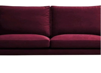 Rot Sofa Stoff Wohnzimmer Design Couchen Polster Sofas Couch Dreisitzer Möbel
