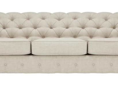 Beige Chesterfield Wohnzimmer Modern Design Couchen Sofa Samt Möbel Stoff Neu