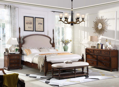 Gründerzeit Schlafzimmer Echtes Holz Möbel Komplettes 5tlg. Garnitur Bett Tisch