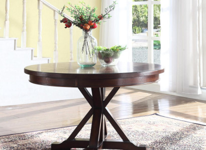 Runder Esstisch Holztisch Massive Holz Möbel Meeting Esszimmer Rund Tisch Neu