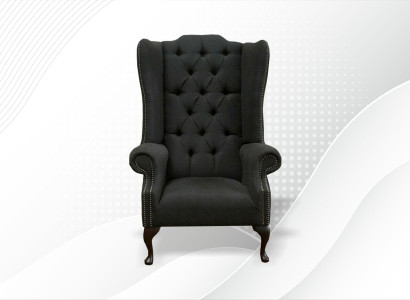 Chesterfield Ohrensessel Sofa Sessel Klassische Stuhl Lounge Club Möbel Samt Neu