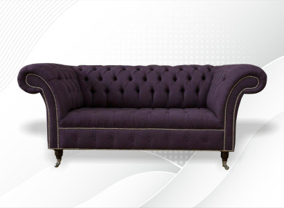 Zweisitzer Ledersofa Wohnzimmer Designer Couchen Polster Sofa Sofas 2 Sitzer