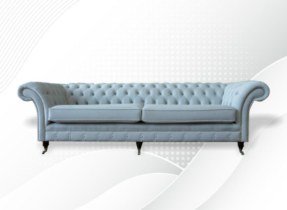 Polster Sofas Design Luxus Couch Sofa 4 Sitzer Stoff Couchen Viersitzer Samt Neu