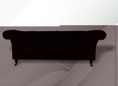 Chesterfield Dreisitzer Sofa Grau Moderne Couchen Sofas  Design Couch Möbel Neu