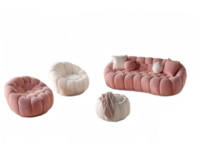 Sitzgarnitur Wohnlandschaft Sofa-Set Sofas Wohnzimmergarnitur Polstergarnitur