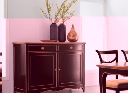 Kommode Sideboard Kommoden Sideboards 2 Schubladen Hochschrank Schrank Holz Neu