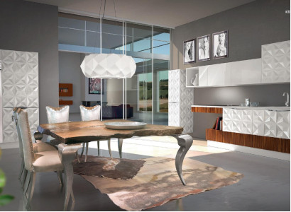 Möbel Gruppe Garnitur Komplett Set 5tlg. Esstisch Einrichtung Stühle Lehnstuhl