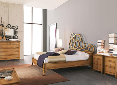 Klassisch Doppelbett Betten Schlafzimmer Möbel Massiv Holz Bizzotto Bett Neu