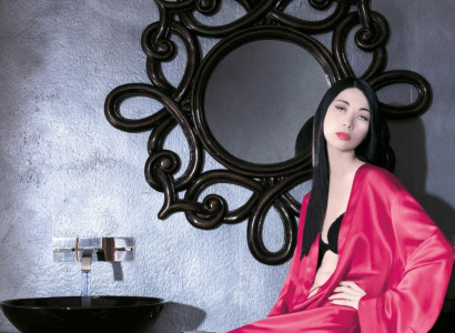 Design Spiegel Luxus Spiegel Möbel Speziell geformter Designer Wandspiegel Neu