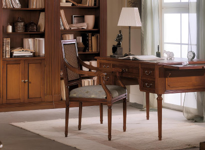 Tisch Schreibtisch Sekretär Schreibtische Italienische Möbel Stuhl Set Büro 2tlg