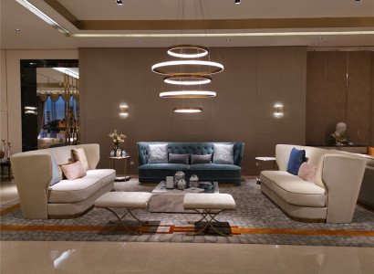 Italienische Stil Sofagarnitur Sofa Couch Komplett Set 3+2+2 Sitzer Garnituren