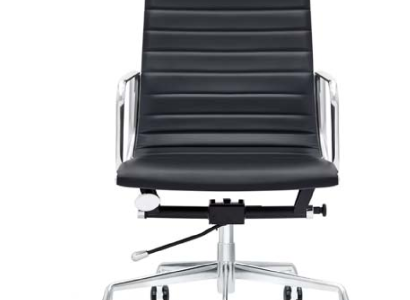 Kunstleder-Sessel in Schwarz modern, eleganter Sitzkomfort