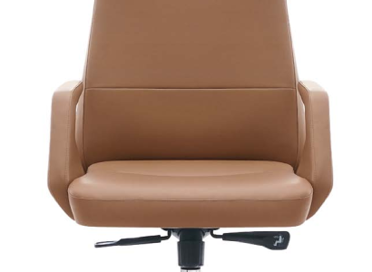 Kunstleder Sessel in Schwarz mit Edelstahlrahmen modern