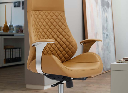 Kunstleder-Sessel in Schwarz mit Edelstahlrahmen, modernes Design