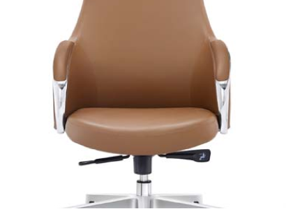 Kunstleder-Sessel in Schwarz modern und elegant