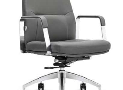 Kunstleder Sessel in Schwarz modern eleganter Stil