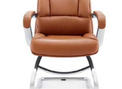 Kunstleder-Sessel in Beige, modernes Design, komfortabel und stilvoll
