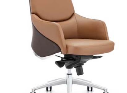 Kunstleder-Sessel in Schwarz modern und elegant