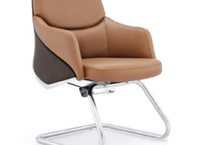 Kunstlederstuhl in Schwarz modern eleganter Sitzkomfort