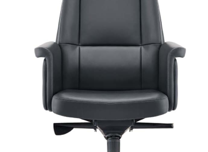 Kunstleder-Sessel in Schwarz modern, komfortabel und stilvoll