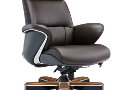 Kunstleder Sessel in Schwarz modern elegant