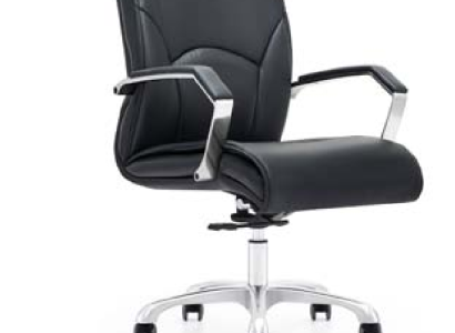 Kunstleder Sessel in Schwarz modern elegant