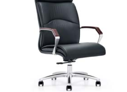 Kunstleder-Sessel in Schwarz modern und bequem