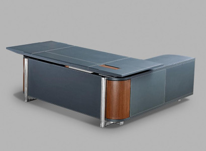 Moderner Esstisch aus MDF und Furnier in Naturfarben