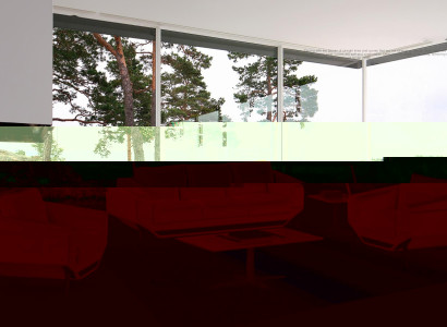 Kunstleder 3-Sitzer Sofa in Schwarz modern