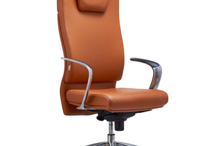 Kunstleder Sessel in Beige, Modernes Design, Komfortabler Sitz