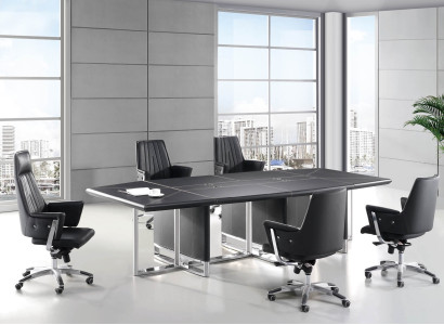 Leder-Couch Chesterfield modern in Schwarz für Wohnzimmer