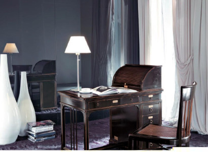 Schreibtisch Tisch Italienische Einrichtung Möbel Massiv Holz Büro Sekretär Neu