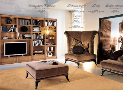 Luxus Set 3tlg. Design 2x Sessel Hocker Holz Wohnzimmerset Möbel Sofa Couch Neu