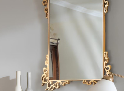 Luxus Spiegel Gold Modern Design Weiß Spiegel Möbel  Bizzotto Neu Spiegel