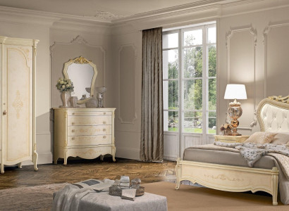 Chesterfield Bett Luxus Betten Polsterbett Doppelbett Klassisches Holz Hotel