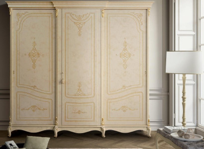 Schrank Kleiderschrank Barock Stil Möbel Klassische Schlafzimmer Schränke Holz