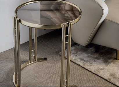 Wohnzimmertisch Beistelltisch Glas Edelstahl Beistelltisch Möbel Design Italien