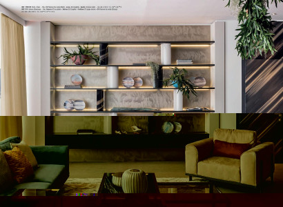 Ecksofa L-Form Buecherregal Couchtisch Wohnzimmer Design Bizzotto Neu Set 3 tlg