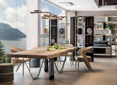 Esstisch Stuhl Hocker Bücherregal Wohnzimmer Esszimmer Designs Neu Set 8 tlg.