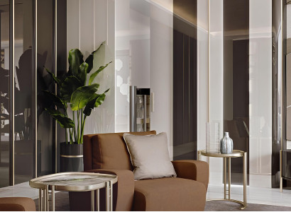 Sessel Beistelltisch Wohnzimmermöbel Möbel Edelstahl Sessel Design Bizzotto Neu