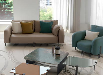 Couchtisch Wohnzimmer  Designs Italienische Tisch Möbel Holz Glas Neu Set 3x