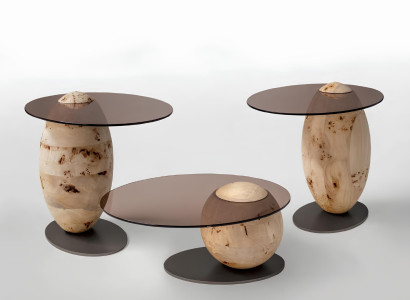 Beistelltisch Designs Möbel Wohnzimmer Italienische Tisch Neu Set 3tlg. Glas