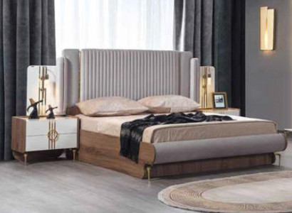 Nachttische Gruppen Betten Holz Möbel Wohnzimmer Italienische Einrichtung Neu