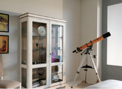 Vitrine Holz Luxus Schränke Klassisches Sideboard Design Möbel Italienisch weiß