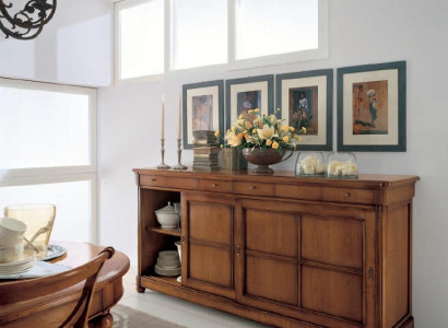 Kommode Klassischer Schrank Massivholz Möbel Sideboard Italienische Einrichtung