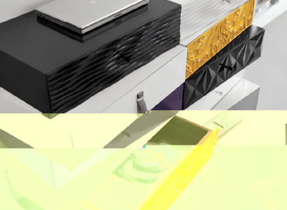 Kommode Schubladen Holz Sideboard Schrank Schränke Massiv Kommode Wohnzimmer