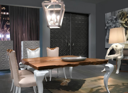 Esstisch Luxus Tisch Massiv Holz Möbel aus Italien Esszimmer Tische Einrichtung