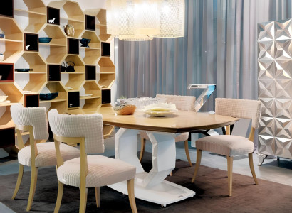 Esstisch Echtholz Tisch Holz Tische Einrichtung Design Esszimmer Luxus Möbel Neu
